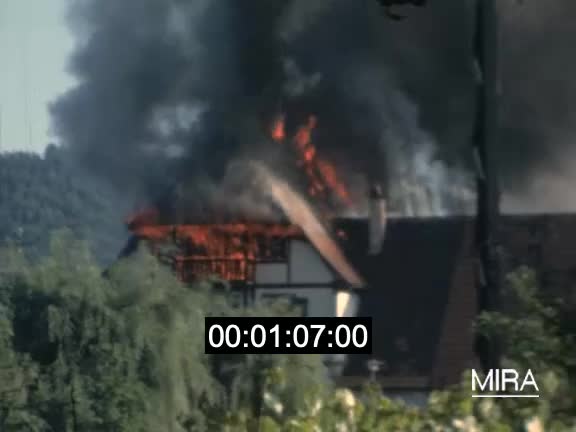 Incendie de l'Hôtel-Restaurant Mischler à Lembach