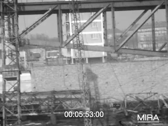 Chantier portique au Port du Rhin de Strasbourg