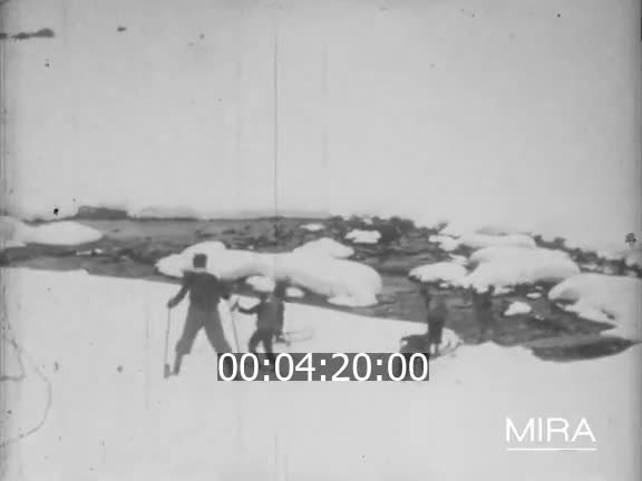 Randonnée à ski dans les Alpes - Tournage de Miss Helyett