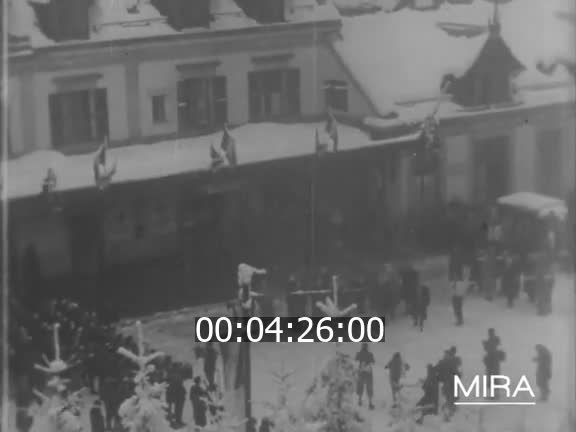 Montée au Chard du Beurre - Championnats du monde de ski alpin de 1937