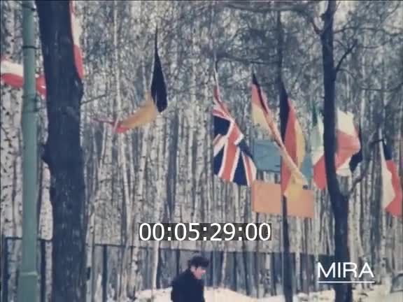 Visite de Moscou et Exposition de matériel audiovisuel en mars 1971